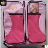 Multi-Functional Large-Capacity New Born Bag Out Portable Travel Bed - Pink - Shop N Save