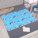 New Born Baby Quilted Urine Washable Pad - Blue - Shop N Save