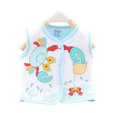 New Born Warm Vest Front Open Cute Vest - Blue - Shop N Save