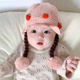 Ear Protection Wool Knitting Head Warm Windproof New Born Hat - Shop N Save
