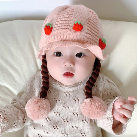 Ear Protection Wool Knitting Head Warm Windproof New Born Hat - Shop N Save