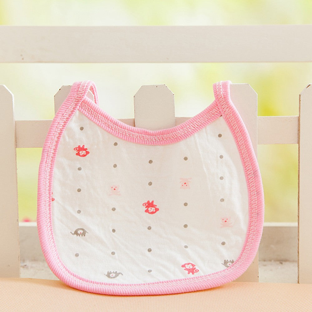 5 Pcs Set New Born Fog Cotton Baby Bib Multicolor - Shop N Save