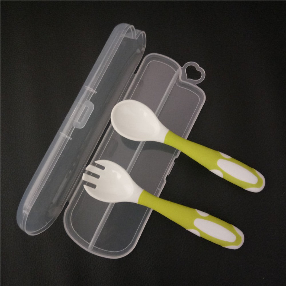 Bendable Spoon New Born Fork Tableware Twist Fork - Pink - Shop N Save