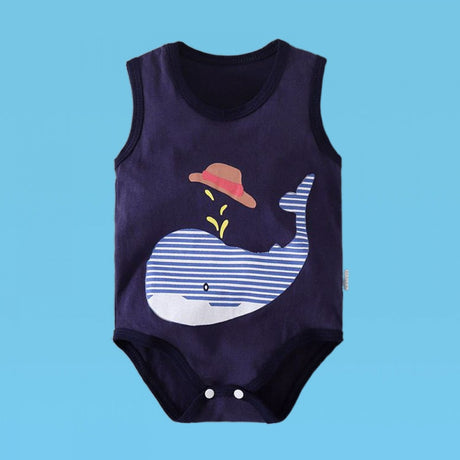 Summer Infant Jumpsuit New Born Baby Romper - Blue - Shop N Save
