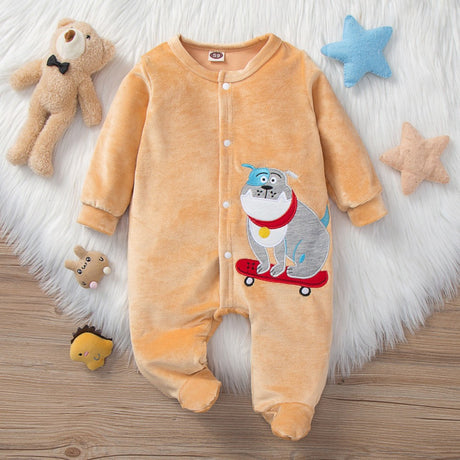 One-Piece New Born Wrapping Romper Long-Legged Boys Jumpsuit - Shop N Save