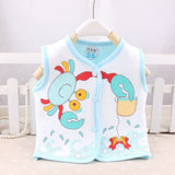 New Born Warm Vest Front Open Cute Vest - Blue - Shop N Save