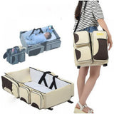 Multi-Functional Large-Capacity New Born Bag Out Portable Travel Bed - Pink - Shop N Save