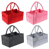 Cross-Border Felt New Born Portable Diaper Bag - Gray - Shop N Save