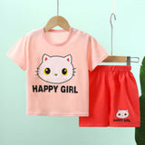 Fashion Short Sleeve T Shirts Cotton Shirts New Born Matching Set - Shop N Save