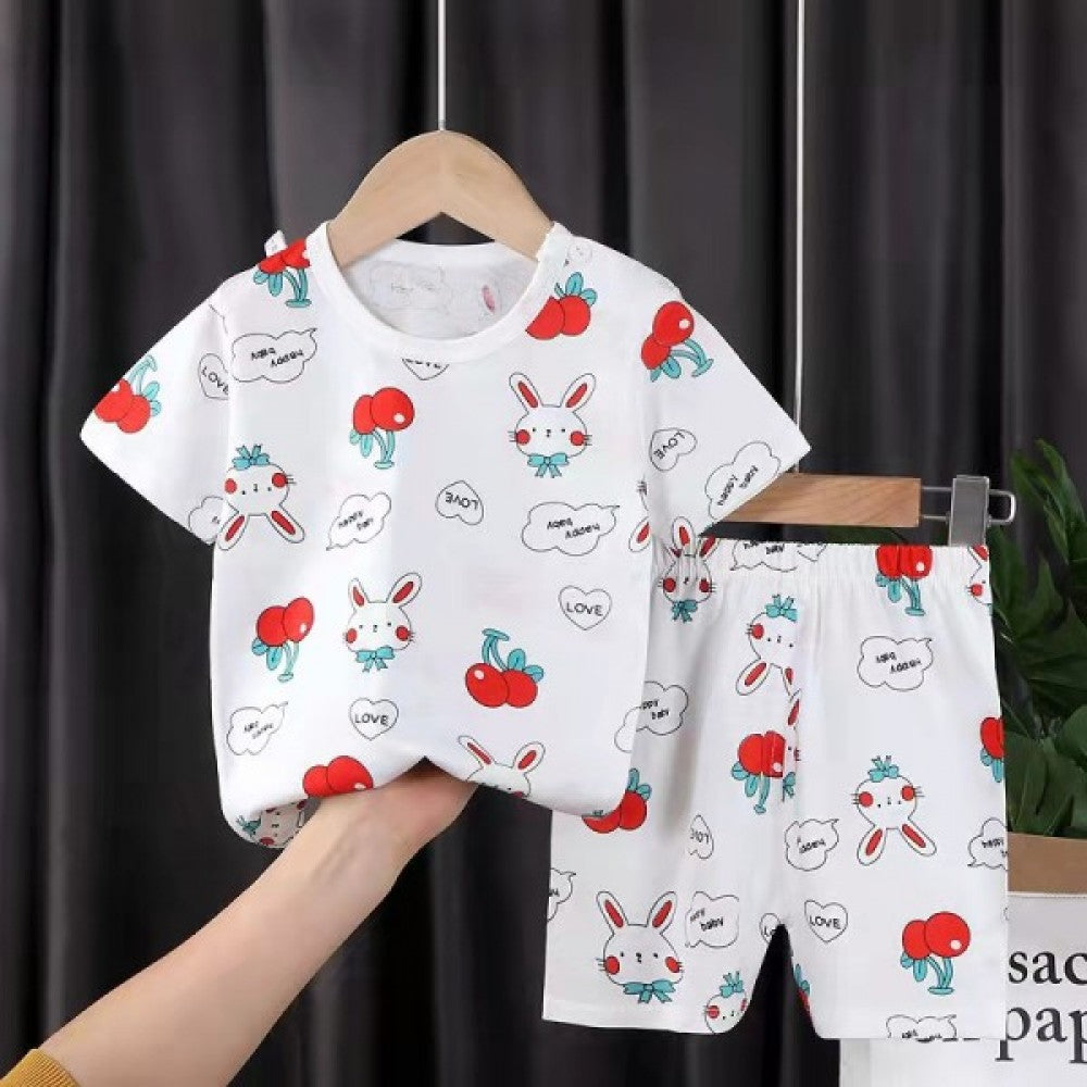 Fashion Short Sleeve T Shirts Cotton Shirts New Born Matching Set - Shop N Save