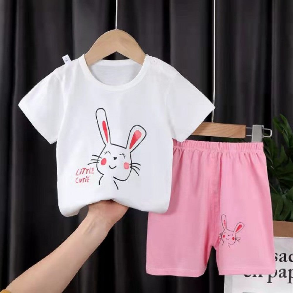 Fashion Short Sleeve T Shirts Cotton Shirts New Born Matching Set - Shop N Save