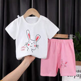 Fashion Short Sleeve T Shirts Cotton Shirts New Born Matching Set - Shop N Save