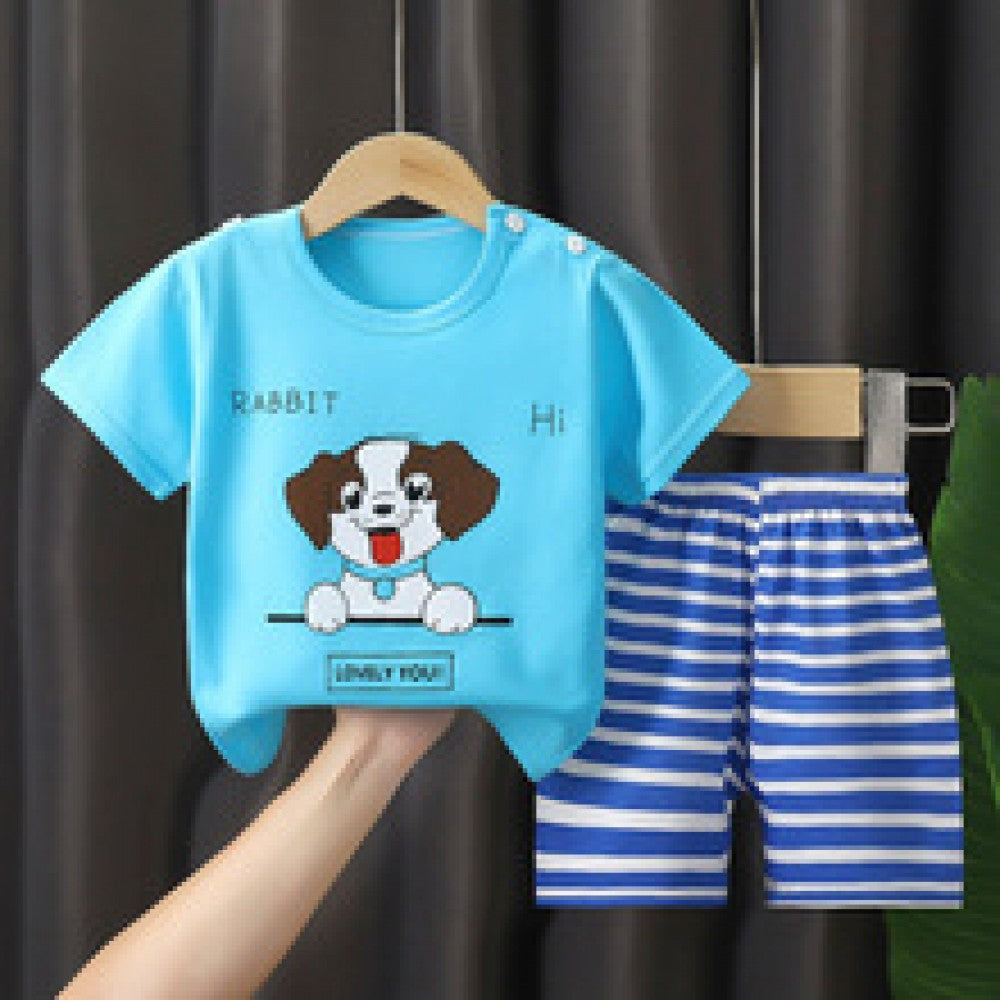 Fashion Short Sleeve T Shirts Cotton Shirts New Born Matching Set - Shop N Save