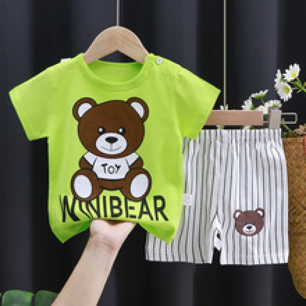 Fashion Short Sleeve T Shirts Cotton Shirts New Born Matching Set - Shop N Save
