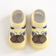 Newborn Infant Cartoon Design Socks Shoes For Kids Baby Girls - Breathable New Stylish Fashion For Boys Children - Soft Cotton Shoes - Yellow - Shop N Save