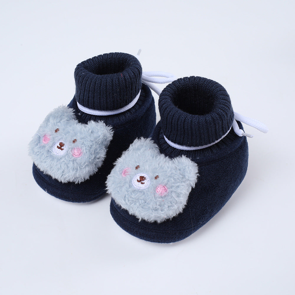 Soft-Soled New Born Winter Socks Shoes - Shop N Save