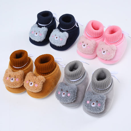 Soft-Soled New Born Winter Socks Shoes - Shop N Save