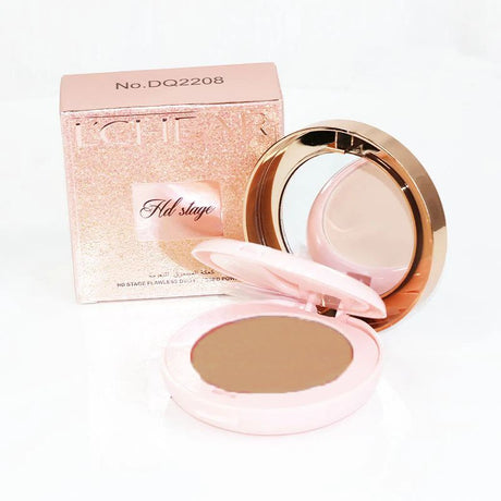 L'chear HD Stage Pressed Face Powder Flawless Duo Color - Pelican Tan & French Beige (03)