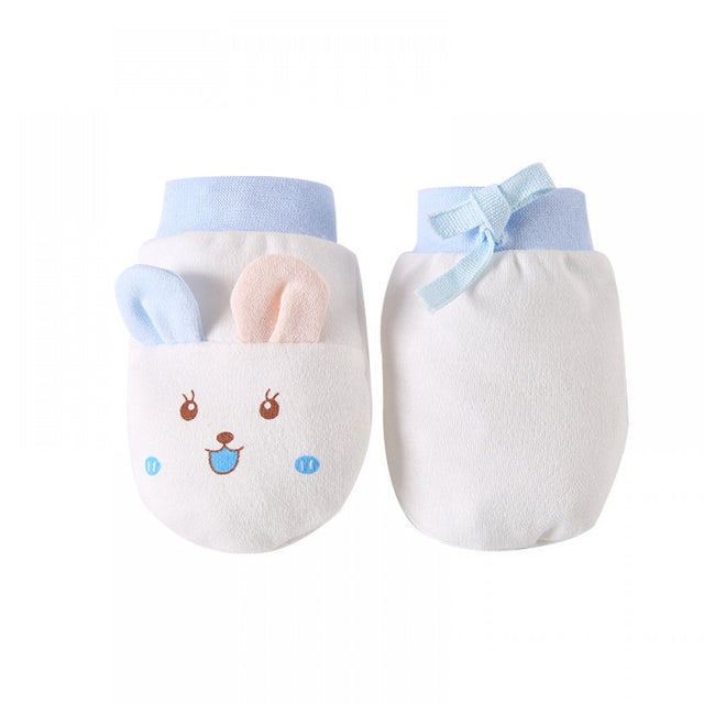 Newborn Anti-Scratch Baby Gloves - Blue - Shop N Save