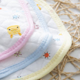 3 PCs Set Multi Pint Baby Bib Pure Cotton New Born Saliva Towel Pink - Shop N Save