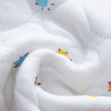 3 PCs Set Multi Pint Baby Bib Pure Cotton New Born Saliva Towel Blue - Shop N Save