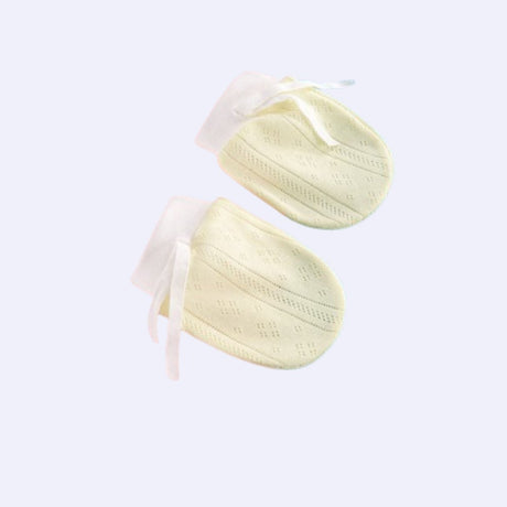 Anti-Scratch Cotton Adjustable New Born Protective Gloves - Shop N Save