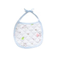 3 PCs Set Multi Pint Baby Bib Pure Cotton New Born Saliva Towel Blue - Shop N Save
