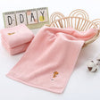 Pure Cotton New Born Towel 25x50cm - Pink - Shop N Save