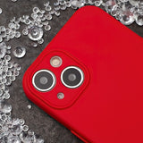 Luxury Silicon case for IPhone 14 (Red)