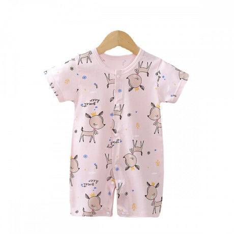 Baby Jumpsuit Newborn Romper Short-Sleeved Thin Romper - Shop N Save