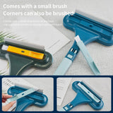 Window Screen Cleaner 2 In 1 Multifunction Glass Cleaning - Dark Blue