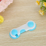 2 Pcs Child Safety Cabinet Drawer Wardrobe Door Locks - Blue
