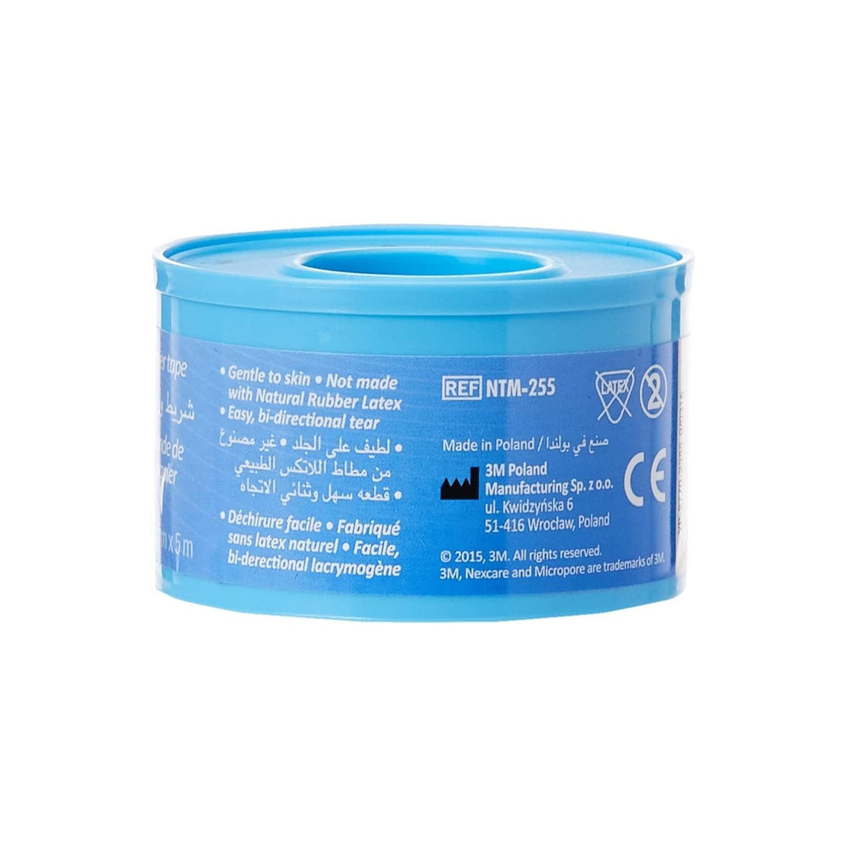 NEXCARE™ NTM-255 MICROPORE 25 X 5m, 12 Spls/box