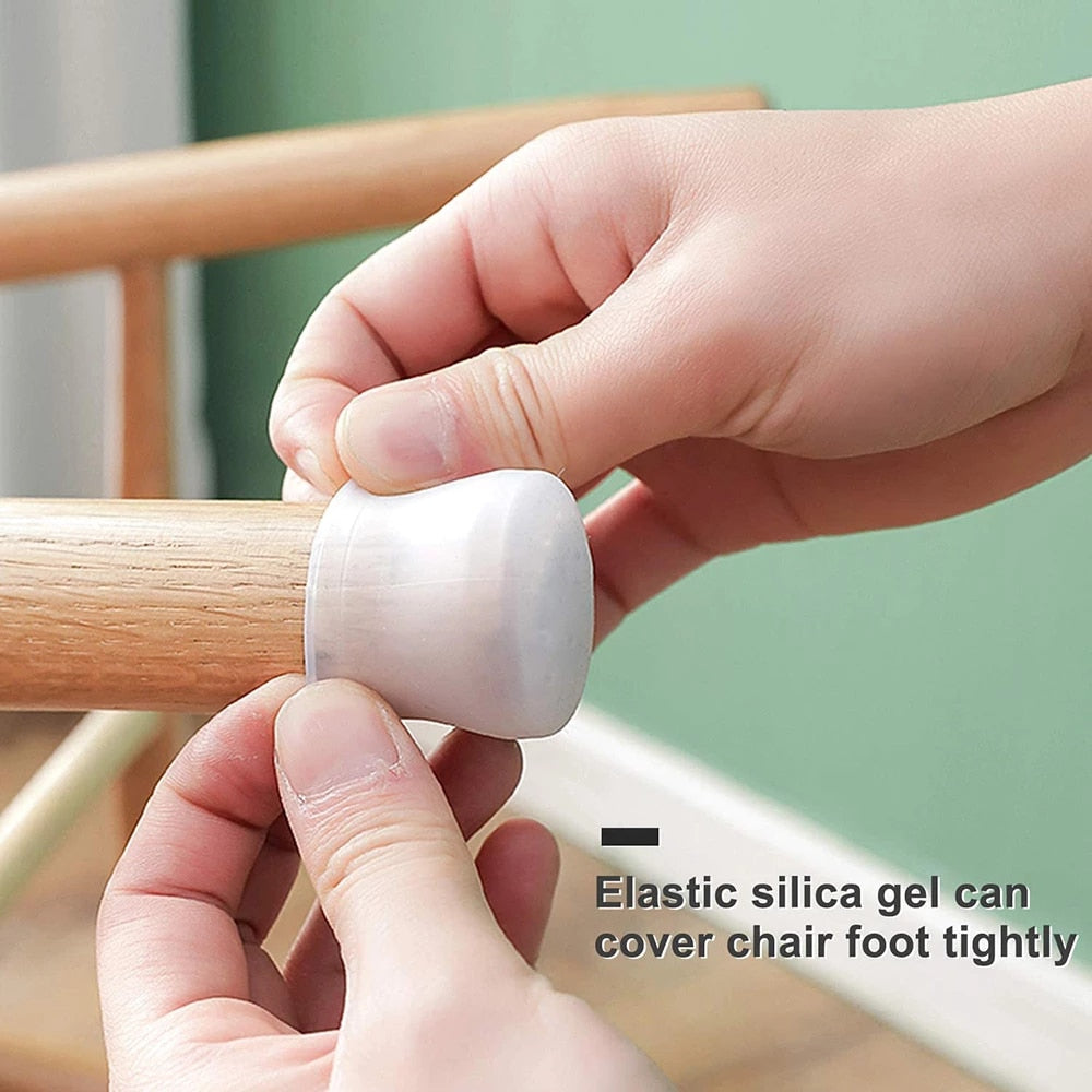 4 Pcs Chair Table Sofa Leg Rubber Feet Protector Floor Silicon Furniture Caps