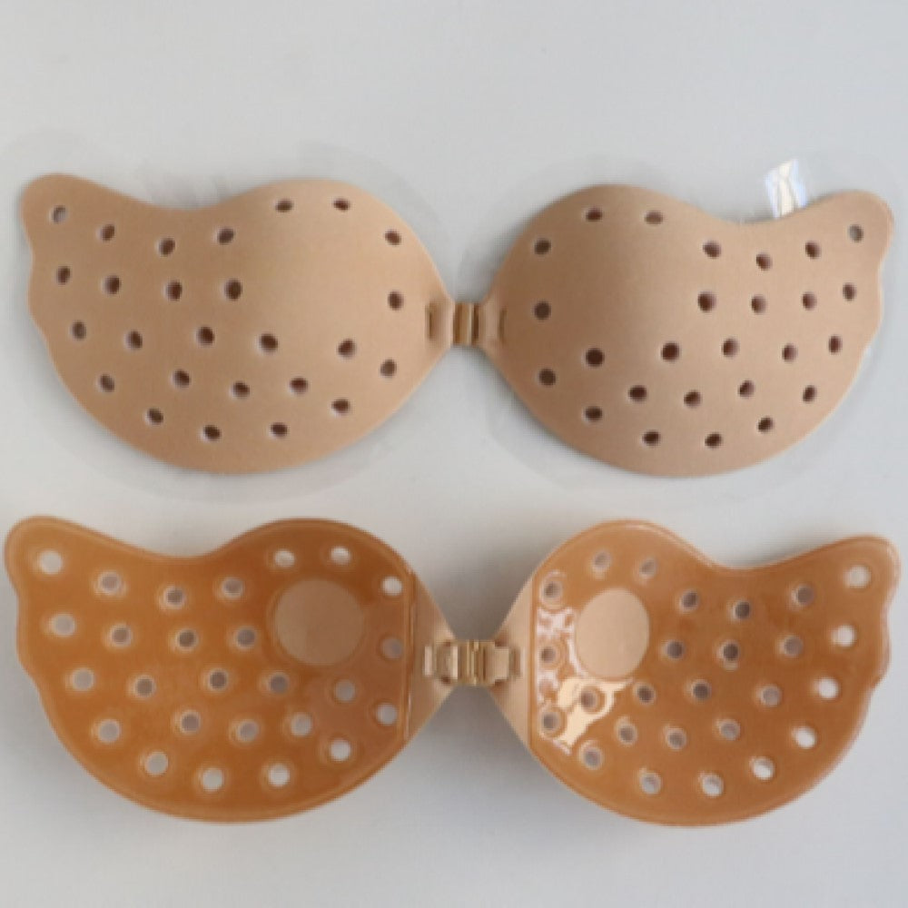 Self Adhesive Breathable Strapless Silicone Bra - Skin - Shop N Save