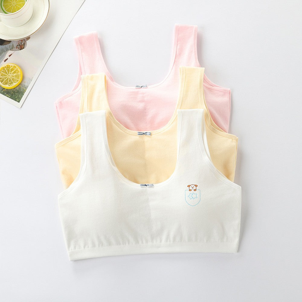 Soft Cotton Printed Bra For Women - White - Shop N Save