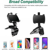 Car Mobile Phone Holder - Strong Grip Ball Head Car Mount Bracket Mobile Holder For All Type Of Car - Black