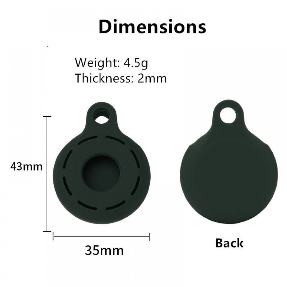 Silicone Case For Airtag Anti Lost Key Chain Maroon