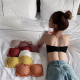 Lingerie Sport Backless Strapless Top Bra - Orange - Shop N Save