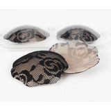 Lace Silicone Adhesive Nipple Cover For Women - Black - Shop N Save