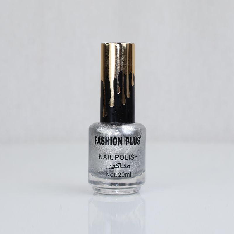 Fashion Plus Nail Polish: Sparkling Silver Glitter for Dazzling Nails(13)