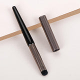 Synthetic Hair Make Up Lip Brush With Lid - White