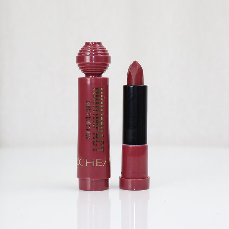 L'CHEAR Shine Silky Lipstick High Impact 1 pcs - Dark Maroon (3)