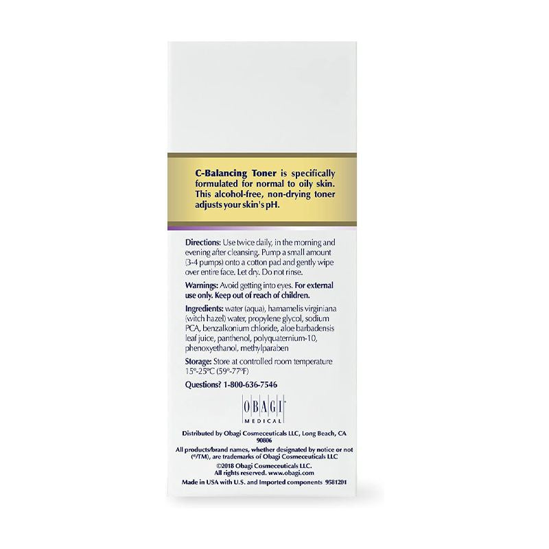 OBAGI C BALANCING TONER 6.7 FL OZ (198 ML) - Shop N Save