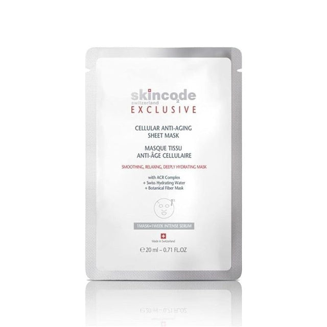 Skincode Cellular Anti-Aging Sheet Mask 20ml x 5 - Shop N Save