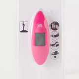 Mini LCD Digital Luggage Scales Portable Travel Bag Weighing Accurate Scales (Pink) .