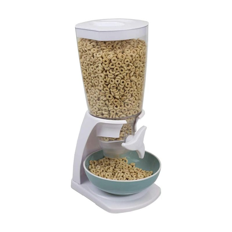 Single Countertop Cereal Dispenser (White)