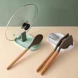 Multi-Function Spatula Spoon Holder Rack - Light Green