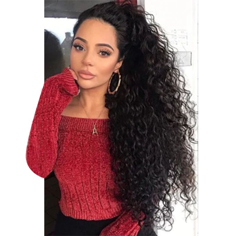 European &amp; American Ponytail Wigs: Chemical Fiber, African Straps