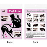 Cat Eyeliner Guides Easy Quick Makeup Tool - Black